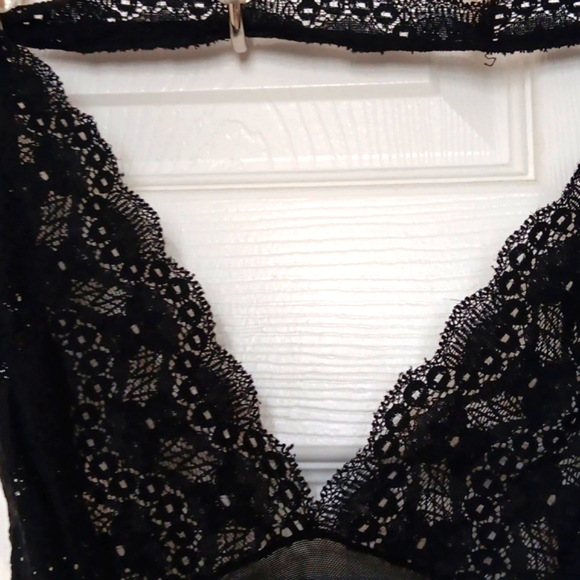Cami/Teddy.Size Small. Black Nylon.EUC. - Picture 3 of 10